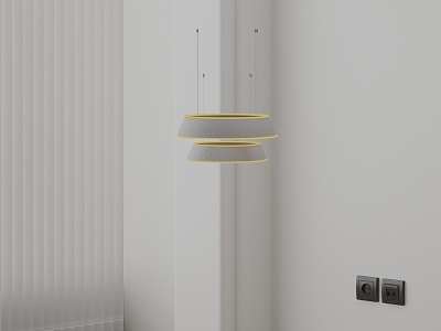 Modern chandelier 3d model