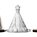 Modern Model Bridal Shop Studio Dummy Model Props 3d model