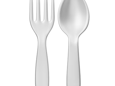 Stainless Steel Kitchen Utensils Set Featuring Fork And Spoon For Daily Use 3d model