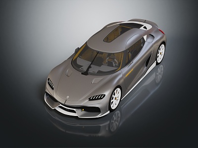 Modern sports car Koenigsegg Gmela 3d model