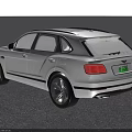 White Bentley Luxury SUV Featuring Elegant Exterior Design And Distinctive Front Grille