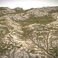 mountain mountain terrain 3d model