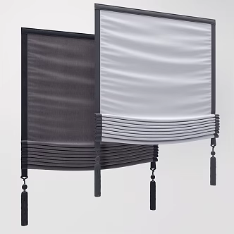 Vintage Curtain Tassel Rome 3d model