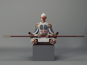 New Chinese Sculpture Art Furnishings 3d model