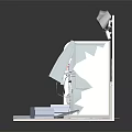 Modern Game Machine Cartoon Game Machine Cartoon Arcade 3d model