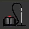 Efficient Household Vacuum Cleaner As Practical Daily Electrical Appliance With Modern Design