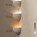 Modern wall lamp gypsum wall lamp personalized wall lamp creative wall lamp 3d model