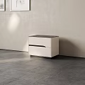 Bedside Table Simple Bedside Table Silent Bedside Table Rock Board Bedside Table 3d model