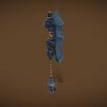 Cartoon Axe Tomahawk Game Equipment Short Handle Axe Medieval Weapon Cold Weapon Fantasy Weapon 3d model