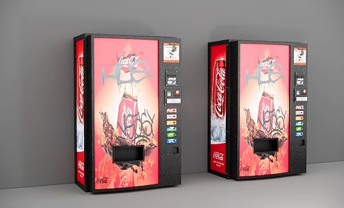 modern vending machine vending machine 3d model