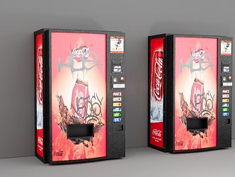 modern vending machine vending machine 3d model