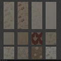 Various Stylish Wall Decor Patterns With Floral Designs And Neutral Textures
