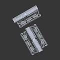 Stainless Steel Hinges With Multiple Holes For Door And Furniture Construction
