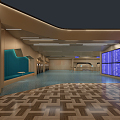 Airport Lounge Modern Lounge 3d model