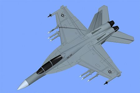 modern fighter aircraft 3d model