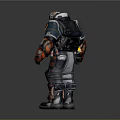 Mech Warrior Mech Soldier Machine Battlearm Mechanical Battlearm Machine Fighter Robot 3d model