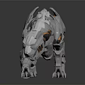Modern Robot Mechanical Tiger Machine Tiger Mechanical Monster Machine Dinosaur 3d model