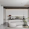 Modern Basement Simple Basement 3d model