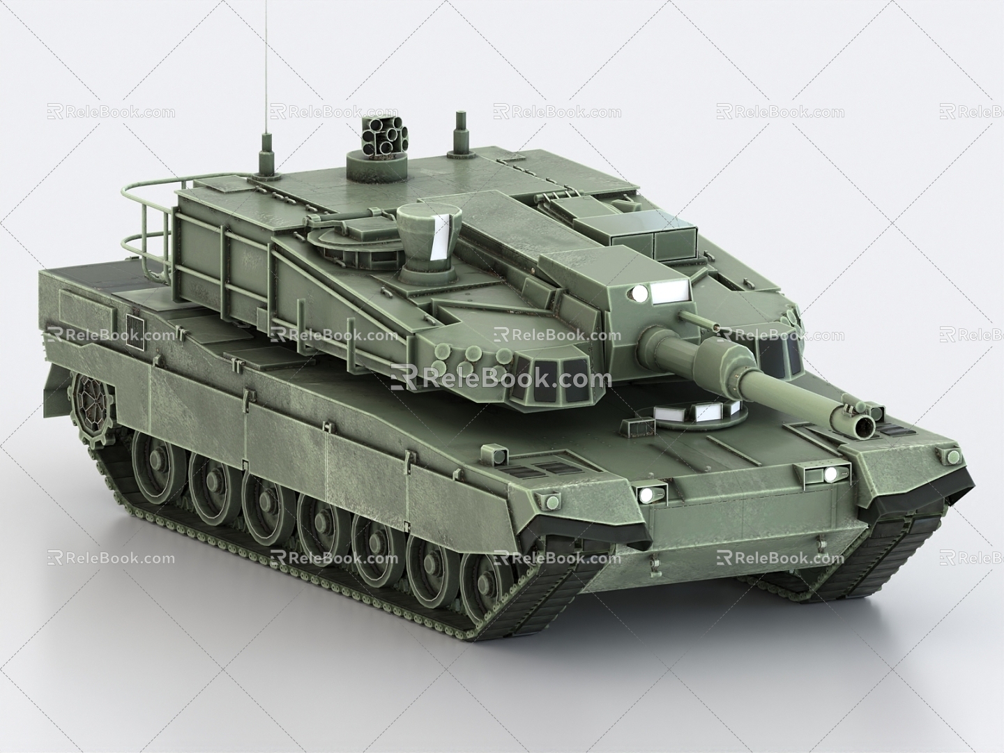 K2 Battle Tank South Korea Tank K2 Panther 3d model