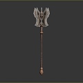 Scepter Ancient Scepter Cane Ancient Scepter Magic Scepter Metal Scepter Classical Scepter Magic Scepter 3d model