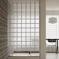 Modern Glass Room Dividers With Decorative Diamond Circular Square Patterns And Louvre Designs For Interior