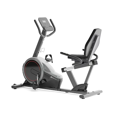 Recumbent Exercise Bike With Ergonomic Seat And Display Monitor For Home Fitness 3d model