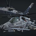 Modern Military Combat Helicopters With Camouflage Paint And Advanced Weapon Systems