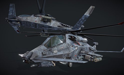 Helicopter 3d model