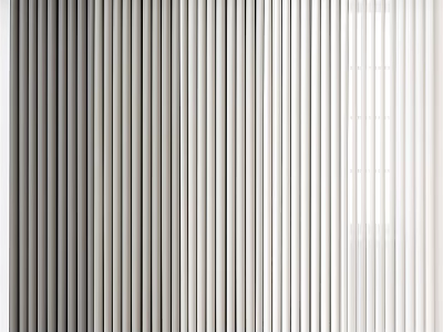 Modern Vertical Curtains In Grey And White Tones For Home Window Decoration 3d model