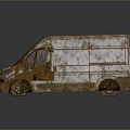 Scrap car Scrap car Scrap car Realistic 3d model