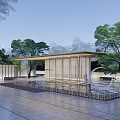Modern Garden Landscape Design With Stone Pathway Water Features And Illuminated Steps