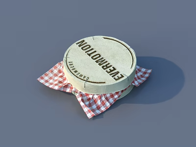Circular Road Facility Manhole Cover With Evermotion Extra Label Design 3d model