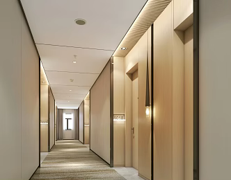 The Modern Corridor 3d model