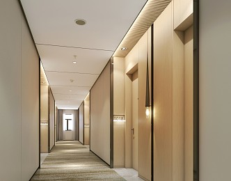 The Modern Corridor 3d model