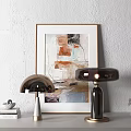 Modern Table Lamp Table Lamp Ornament Combination 3d model