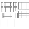 windows casement windows doors and windows floor-to-ceiling windows push 3d model