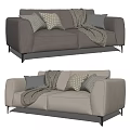 Modern double sofa 3d model