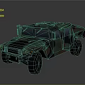 Camouflage Military Vehicle With Tactical Design And Off Road Capabilities