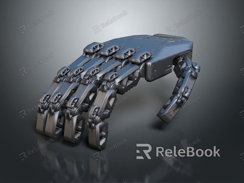 Modern Manipulator Mecha Hand Robot Hand Metal Hand Items model