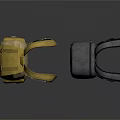 Stylish Yellow and Gray Backpacks for Daily Use with Adjustable Straps and Pockets