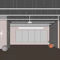 Modern Fitness Studio Interior With Mirrors Barres Exercise Balls And Wooden Floors