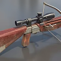 Crossbow Cartoon Crossbow Mechanical Crossbow Low Face Number Low Model Simple Model Game Sub-era Film and Television Level Super Realistic 3d model