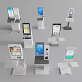 Commercial Equipment Featuring Various Self Service Kiosk Designs For Business Use