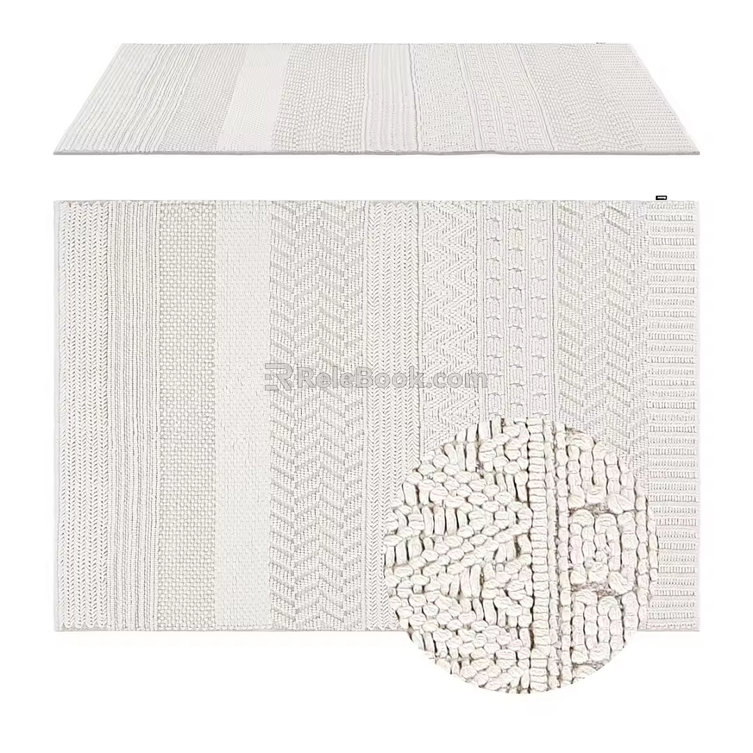 Simple Carpet Simple Carpet Pattern Carpet Strip Carpet Plush Carpet Living Room Carpet 3d model