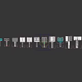 Advanced Medical CT Scanner Equipment With White Teal Design And Scanning Bed
