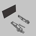 Futuristic Sci Fi Weapon Design With White And Black Color Scheme