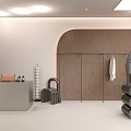 Modern Clothing Store Interior Design With Window Display Mannequins And Wooden Facade