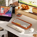Modern Home Office Workspace With White Standing Desk Ergonomic Chair Monitor Laptop And Green Plants