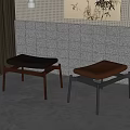 New Chinese Stool Combination 3d model
