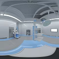 VR panorama and effect diagram of operating room 3d model